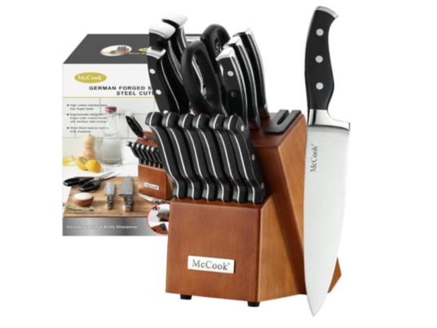 McCook MC23A Kitchen Cutlery Knife Block Set